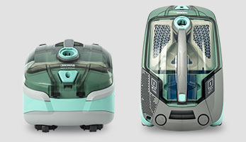 Multi Clean X10 Parquet, горизонтальне і вертикальне паркування  Multi Clean X10 Parquet, горизонтальне і вертикальне паркування дозволяє зберігати пилосос навіть у невеликій шафі