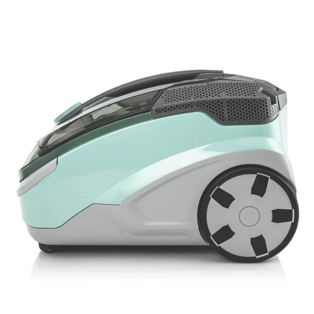 Пилосос для паркету і ламінату THOMAS Multi Clean X10, вид збоку Мийний пилосос з AquaBOX для професійного догляду за паркетом і ламінатом THOMAS Multi Clean X10, вид збоку