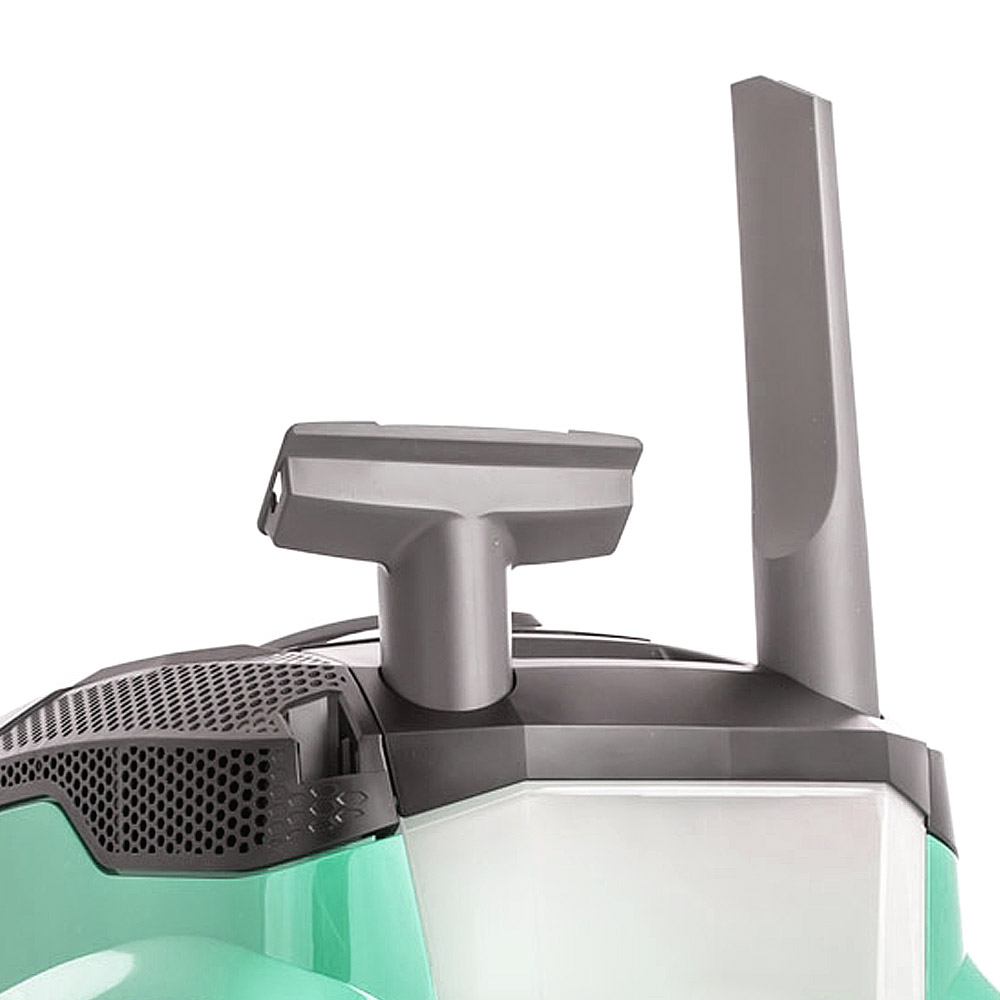 Multi Clean X10  Parquet, кріплення маленьких насадок на корпусі Multi Clean X10  Parquet, маленькі насадки завжди під рукою під час прибирання завдяки зручним кріпленням на корпусі пилососа