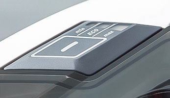 Електронний регулятор потужності TouchTronic Електронний регулятор потужності TouchTronic, 4 рівні потужності та режим ECO для роботи в якості очисника повітря