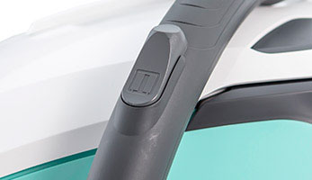 Perfect Air Feel Fresh X3, mechanical power control on the hose Perfect Air Feel Fresh X3, hose flap for mechanical power control