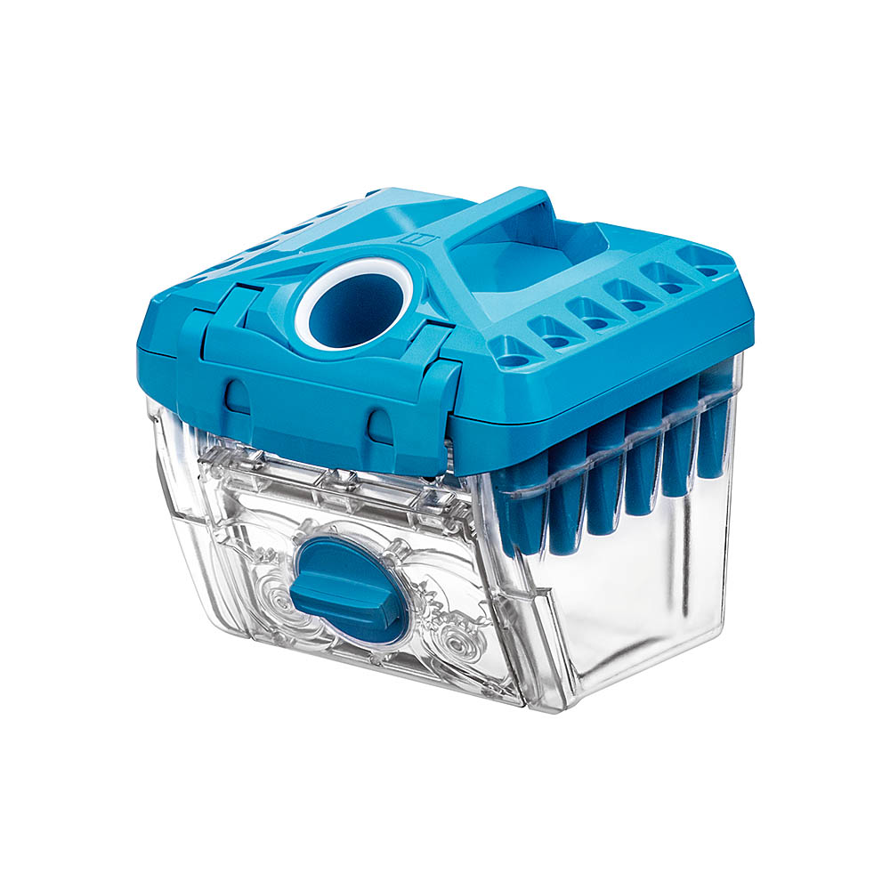 Система циклонної фільтрації THOMAS DryBOX, блакитна DryBOX блакитного кольору - система циклонної фільтрації із технологією фракційного поділу пилу для гігієнічного прибирання