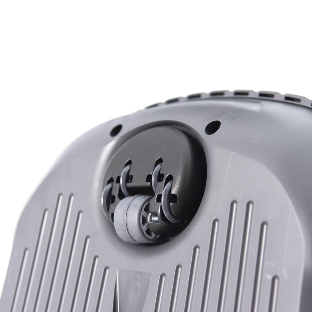 Front running roller of the vacuum cleaner for manoeuvrability 360-degree rotating front roller of the vacuum cleaner for easy movement of the vacuum cleaner