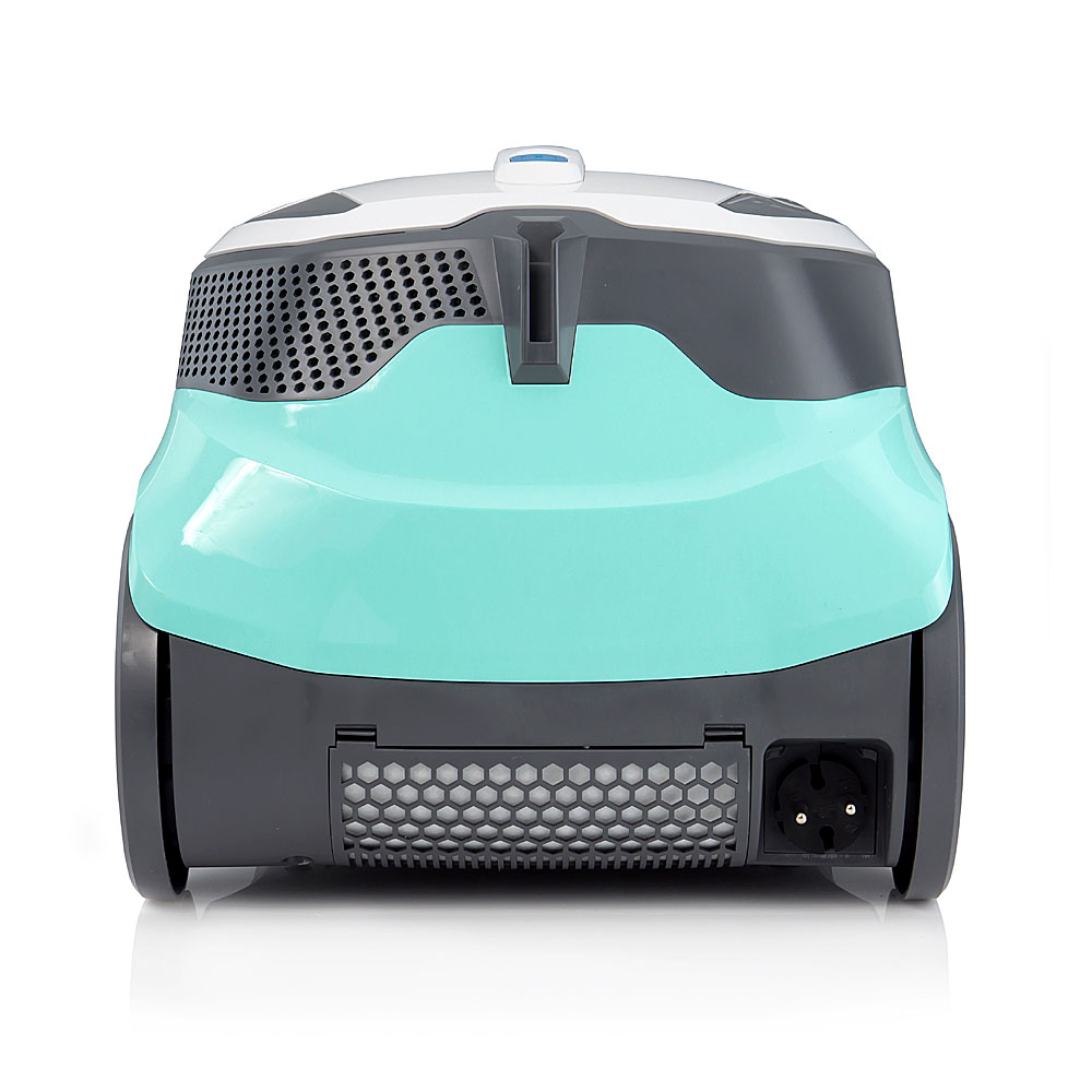 Perfect Air Feel Fresh X3 vacuum cleaner, rear view Perfect Air Feel Fresh X3, rear view of the exhaust grille and the microfilter behind it