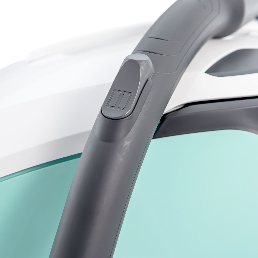 Perfect Air Feel Fresh X3, mechanical power control THOMAS Perfect Air Feel Fresh X3, hose flap for mechanical adjustment of suction power