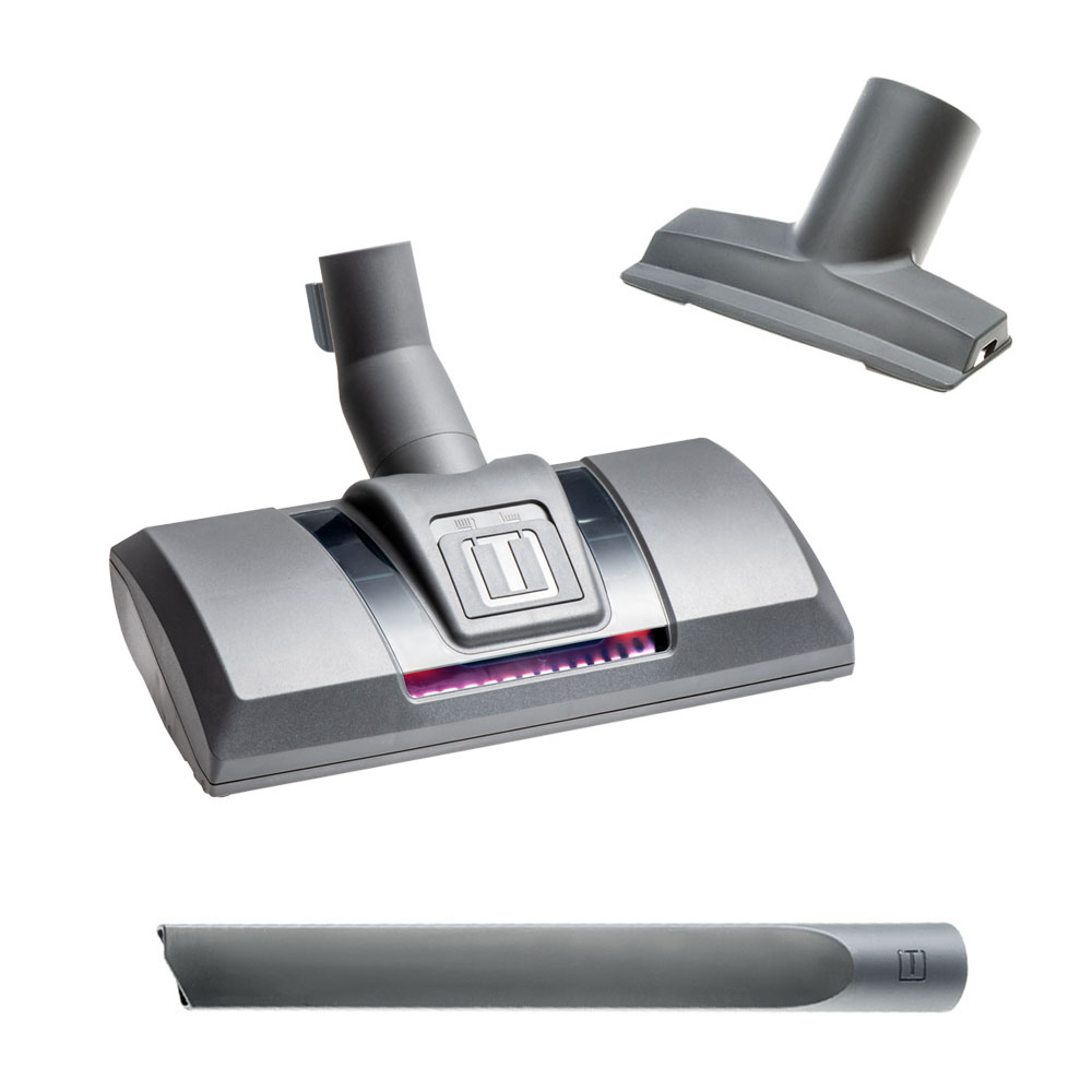 Cycloon Hybrid Family&Pets, set of nozzles Cycloon Hybrid Family&Pets, turbo brush for quick removal of pet hair from carpets, furniture and crevice cleaning nozzles